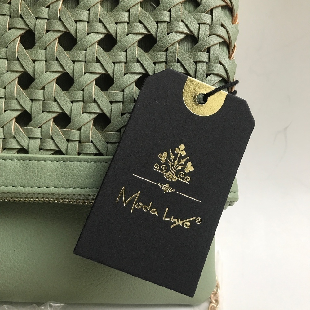 NWT Moda Luxe Marisole Crossbody Clutch + Dust Bag - Picture 2 of 16